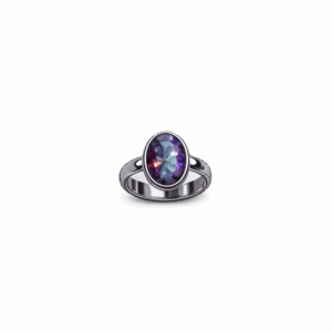 Ασημένιο Δακτυλίδι με Misting Topaz